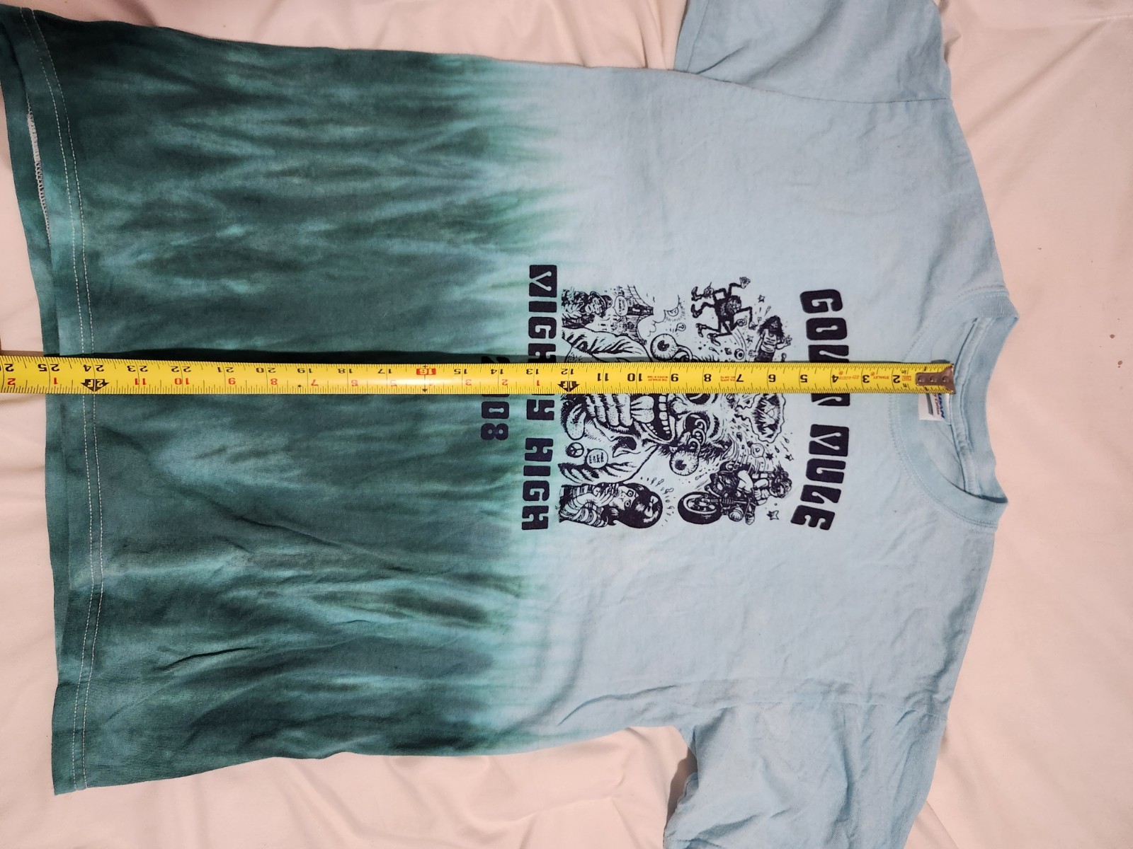 2008 Gov't Mule MIGHTY HIGH Band Music Concert Tour T-Shirt Tie Dye Dead Rock M gallery