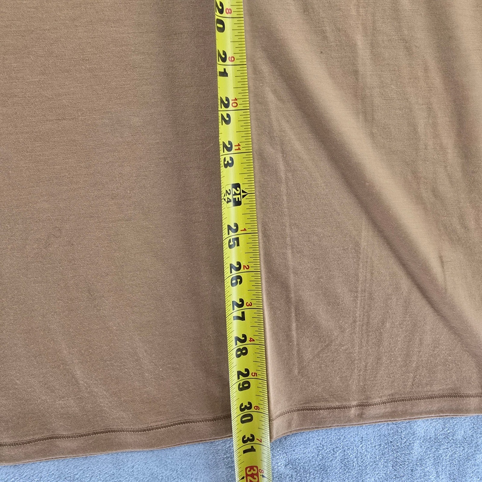 Proof 72 Hour Merino T-Shirt Mens 3XL Brown Slim Fit Short Sleeve Tee NEW gallery
