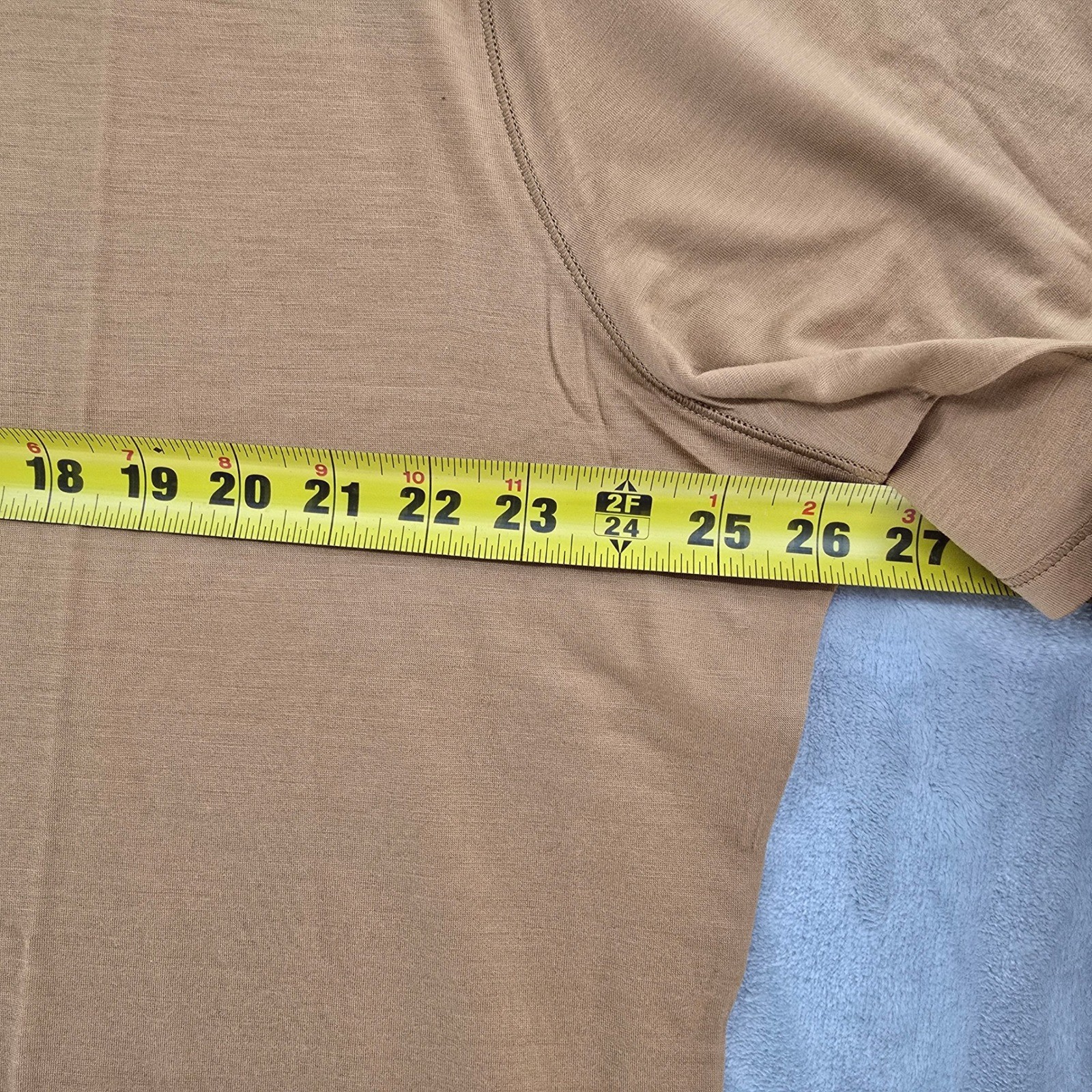 Proof 72 Hour Merino T-Shirt Mens 3XL Brown Slim Fit Short Sleeve Tee NEW gallery