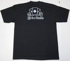 BACKWOODS T-shirt Marijuana Blunt Roll Up Wrap Money $ Gambling Tee Men’s New