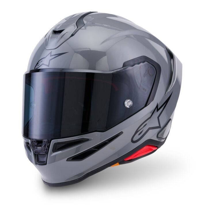 Alpinestars S R7 Helmet Gray Glossy Size L Large