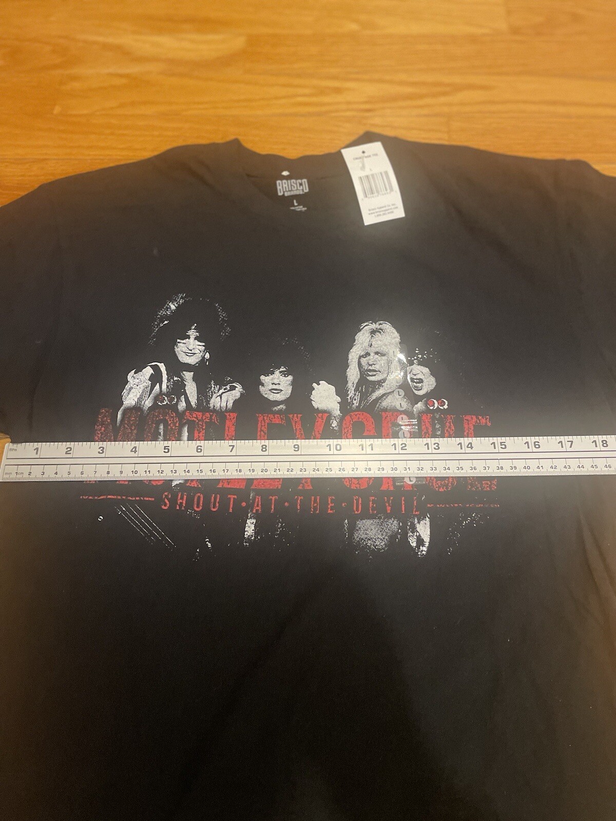 Motley Crue Shout .at .the Devil T Shirt Size Large Brisco Apparel gallery