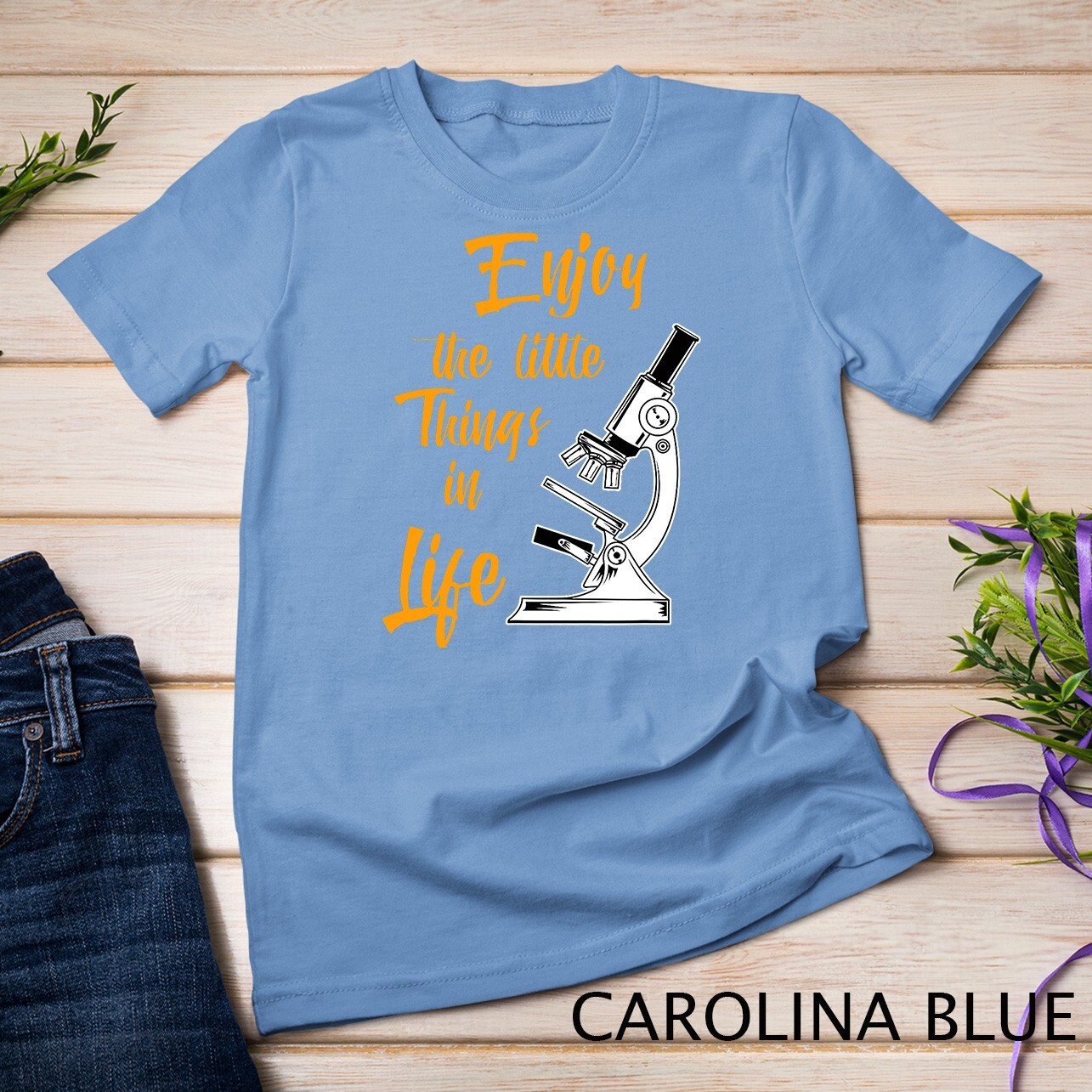 Biologist Microscope Laboratory - Funny Biology Pun Unisex T-shirt gallery