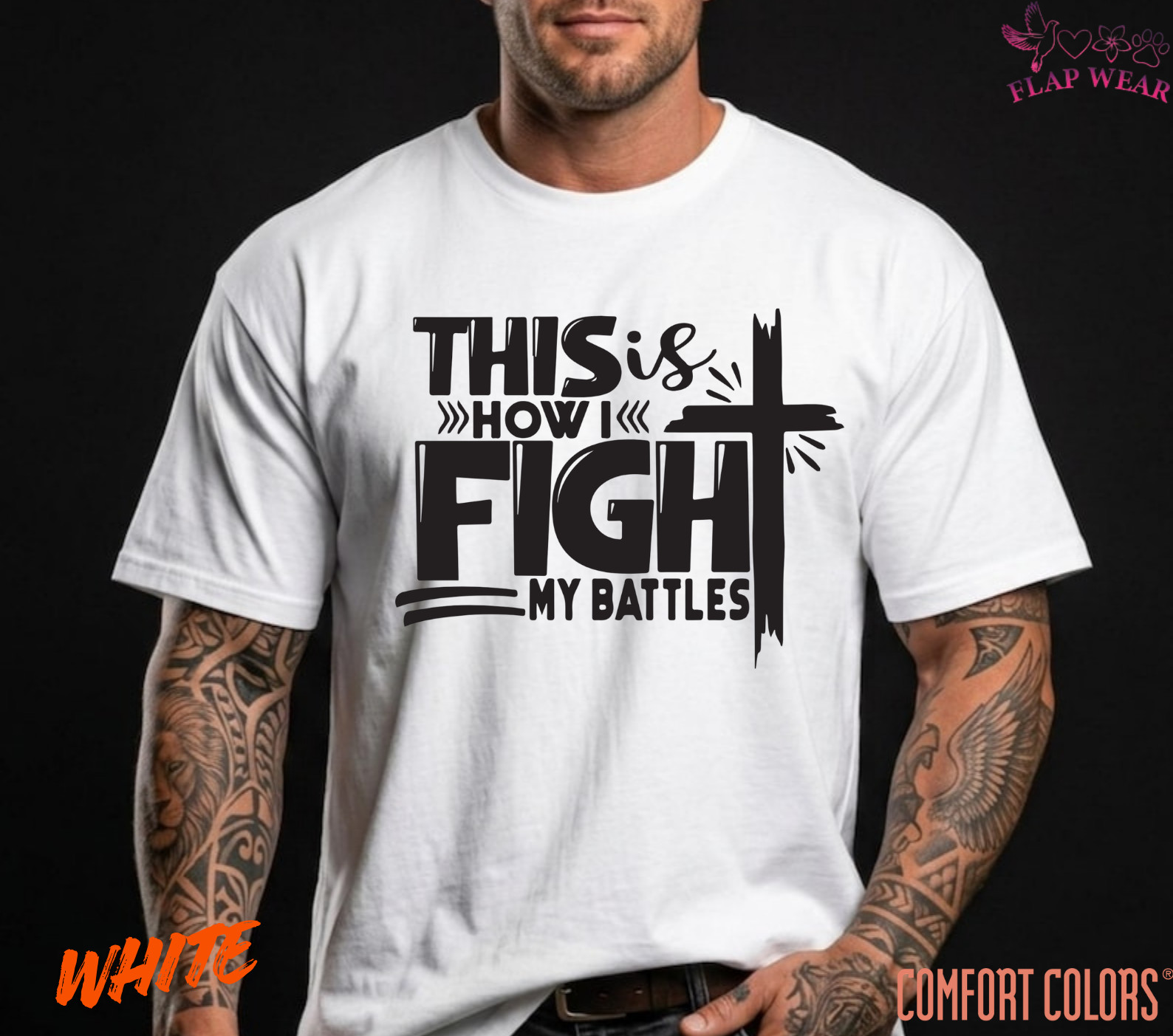 Unisex This Is How I Fight T-Shirt, Men T shirt,Women T shirt Gift Christian Top gallery