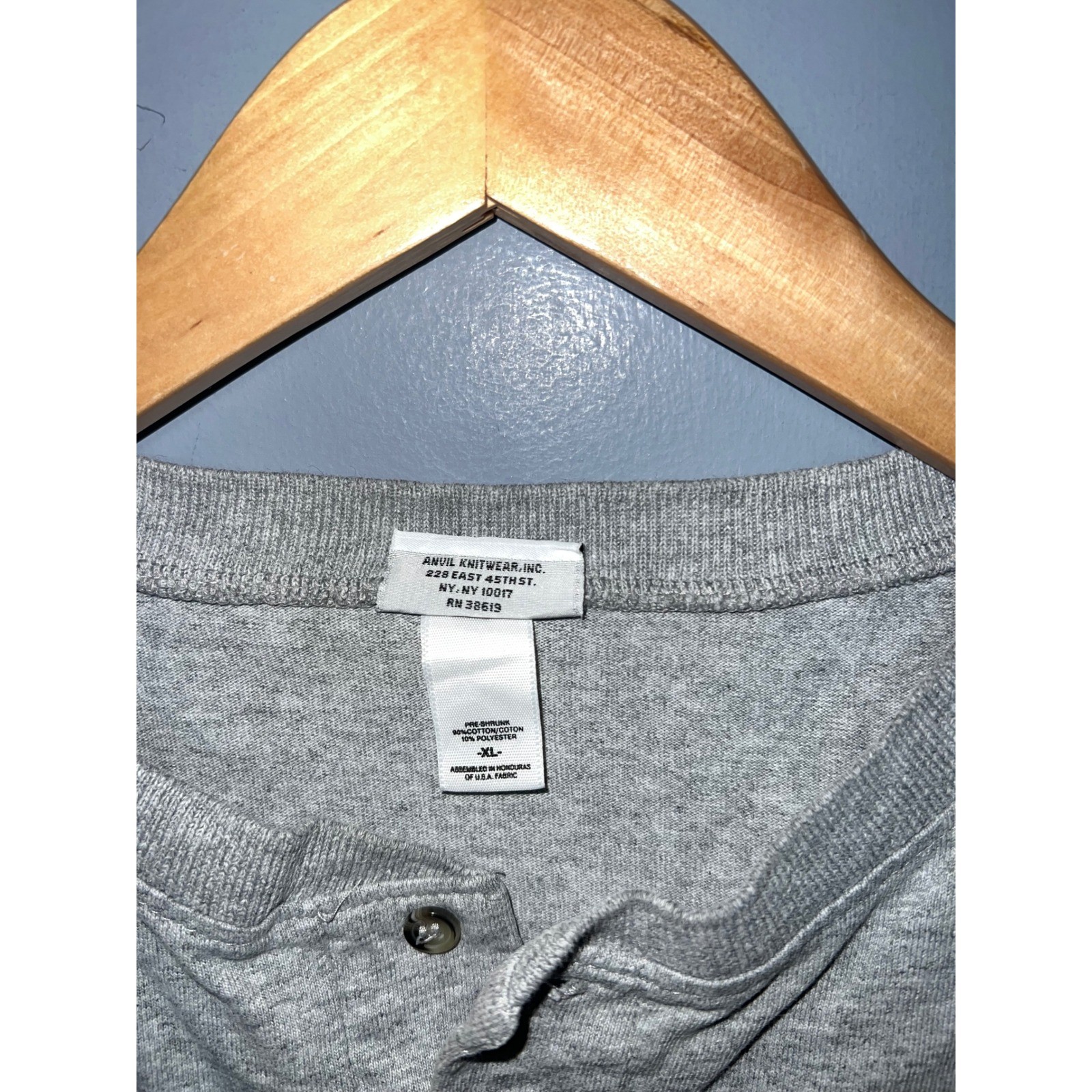 2008 Goodguys Nashville Nationals Car Show Henley Shirt Gray XL Anvil gallery