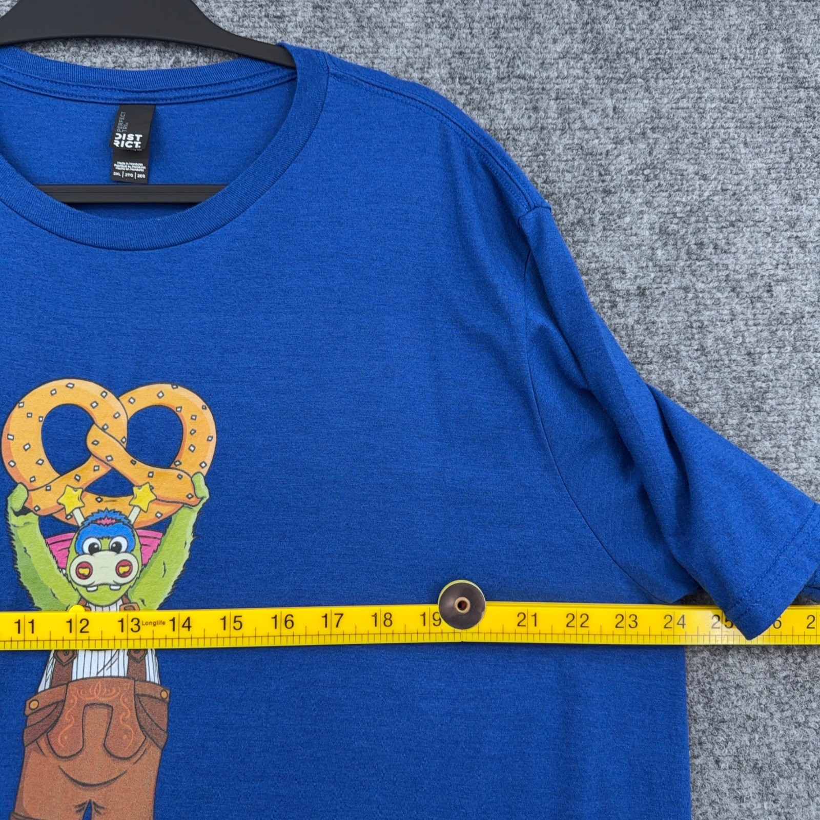 District Perfect Tri Men 2XL Orlando Magic Mascot BlueT-Shirt gallery