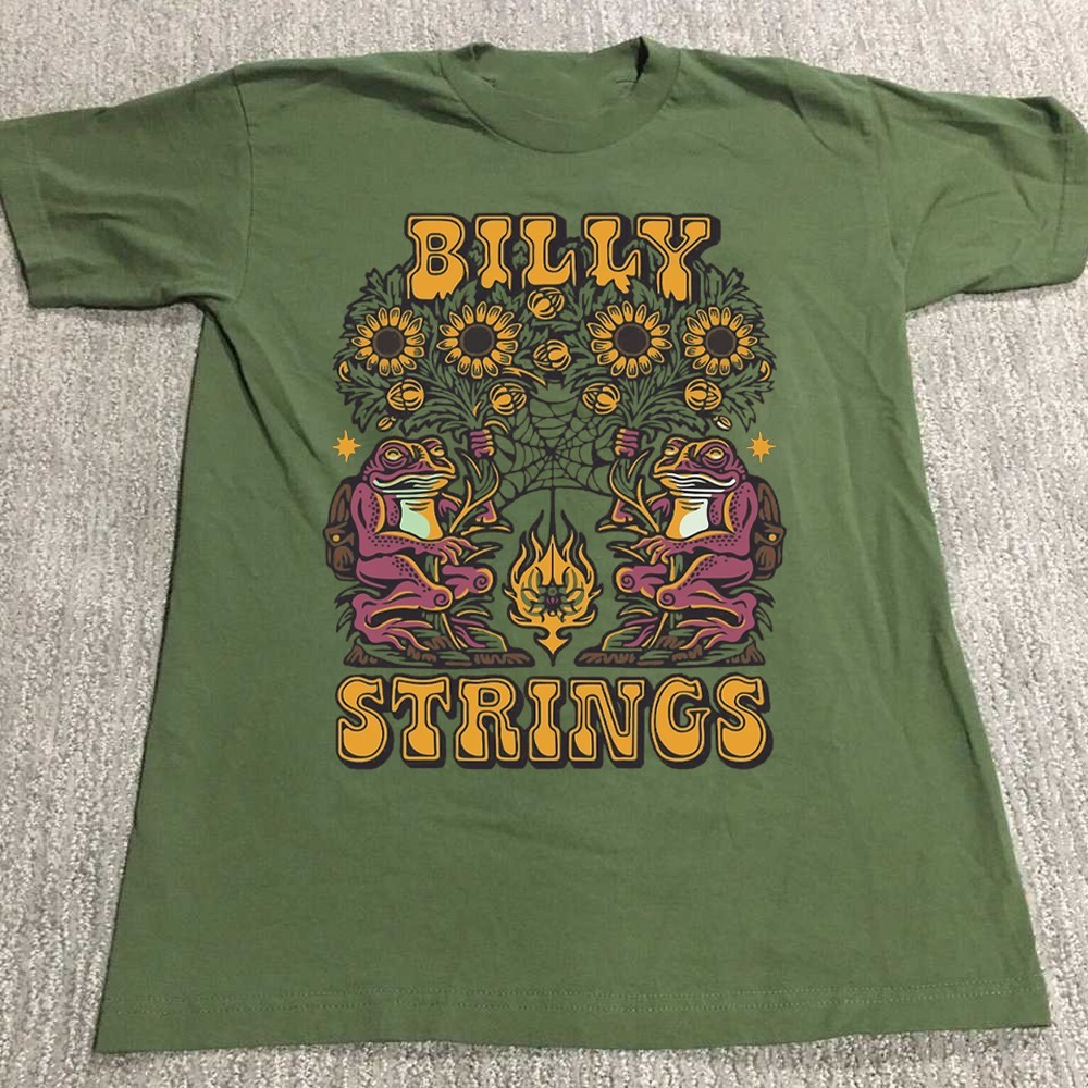 Billy Strings Tour Poster Gift For Fan S to 5XL Green T-shirt 21D417