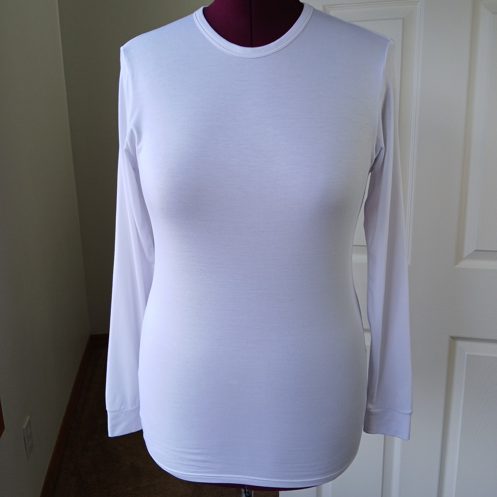 32 Degrees Heat Long Sleeve T-shirt Men's Small white warm base-layers gallery