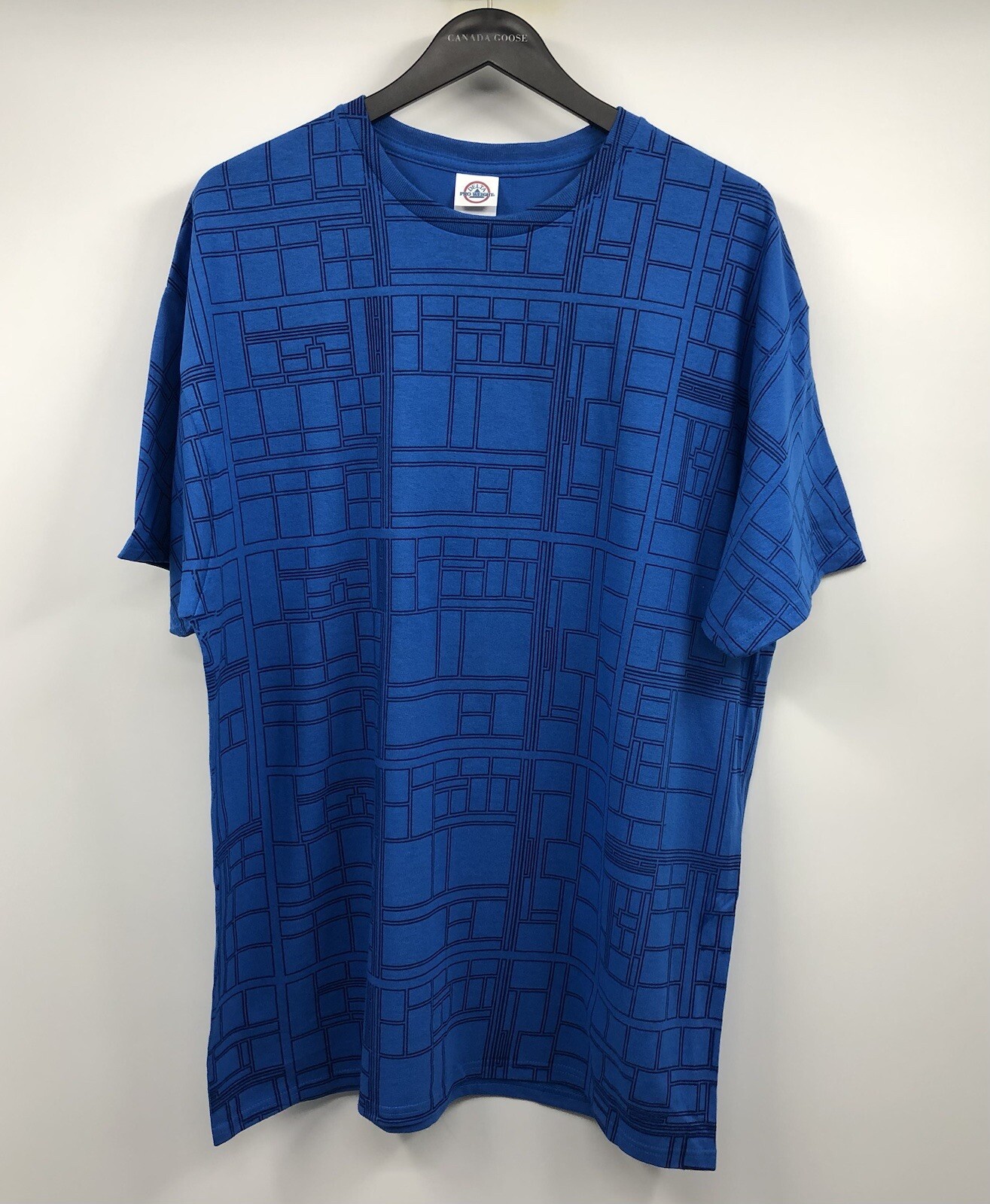 Intel Insiders All Over Print CPU Motherboard Employee Crew Blue T-Shirt XL gallery