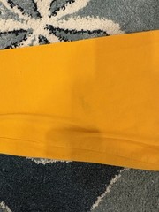 Vintage Team Starter Blank Yellow Long Sleeve Pull Over Size Large