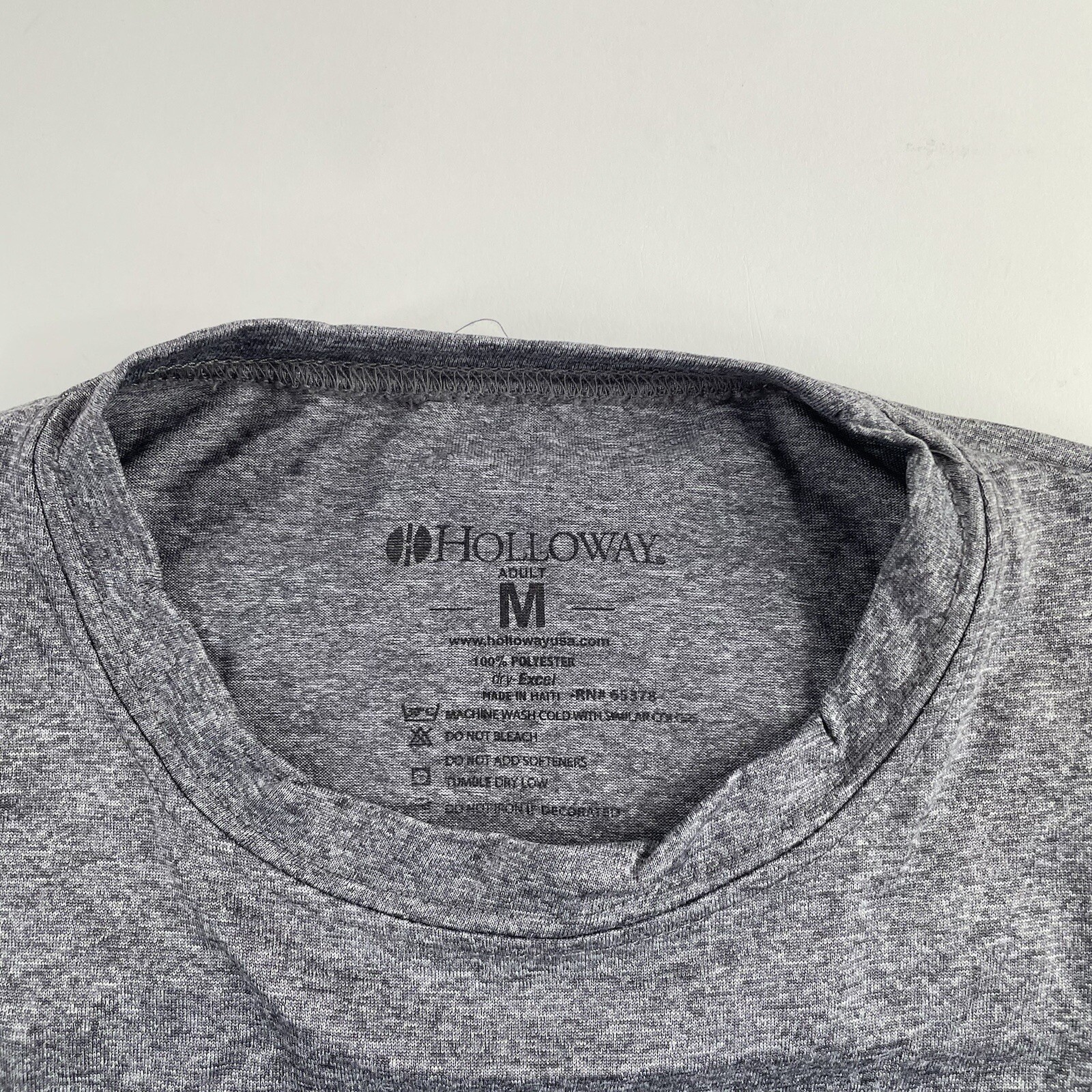 Holloway Alliance Shirt Medium Grey Mens Long Sleeve Activewear Used Casual gallery