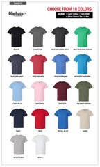 SUMMER SPECIAL! GILDAN 12 LIGHTWEIGHT T-SHIRTS CUSTOM SCREEN PRINTING 1-COLOR