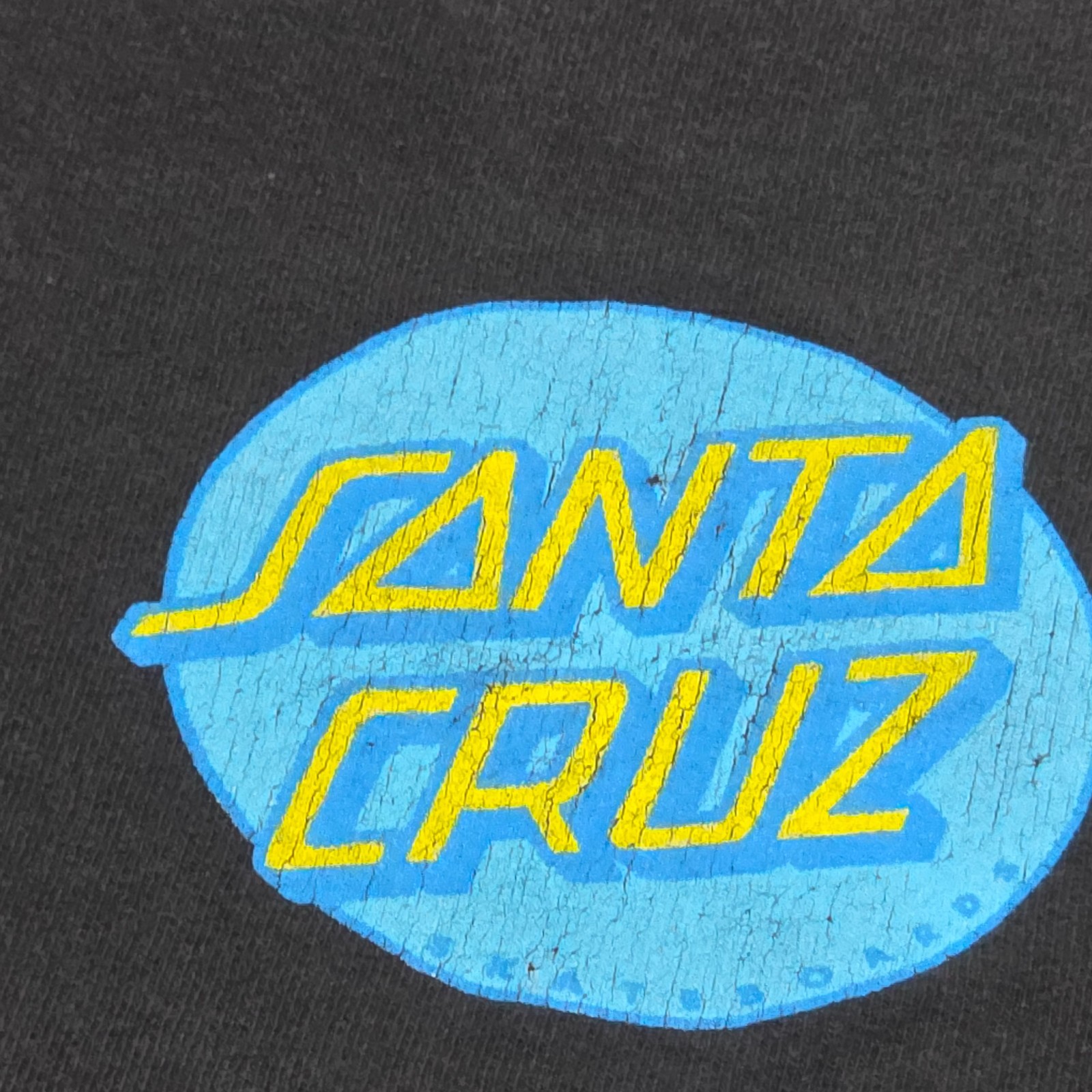 Santa Cruz Skateboards Graphic T-Shirt Men's XL / XXL Black Graphic Double Y2K gallery