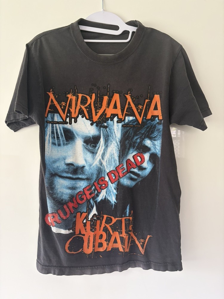 RARE Vintage Nirvana Nevermind Shirt 90s Kurt Cobain music
