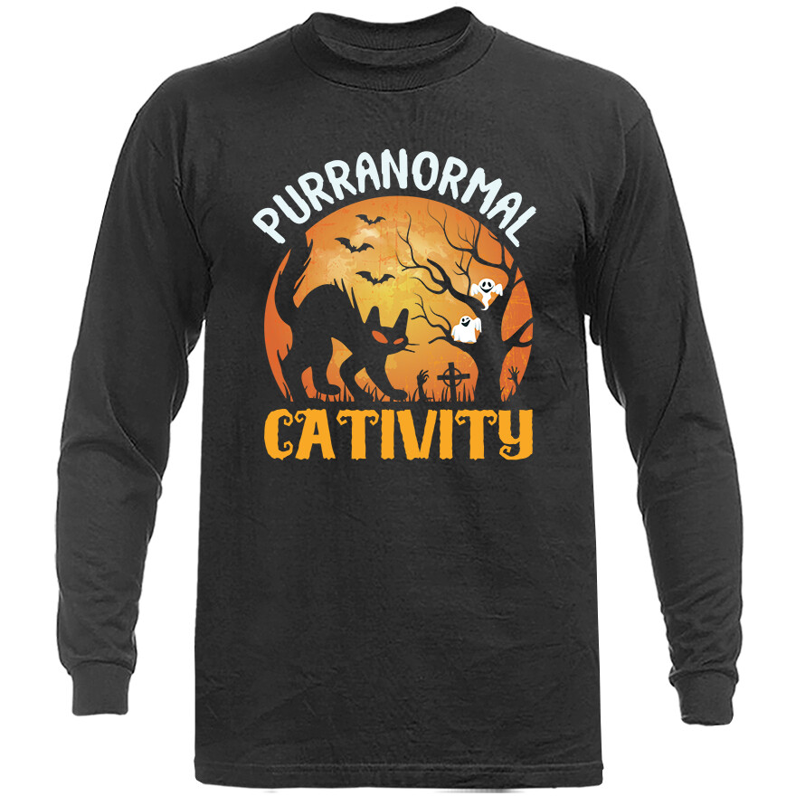 Halloween Costume Spooky Witches Pumpkin Ghost Long Sleeve T-Shirt