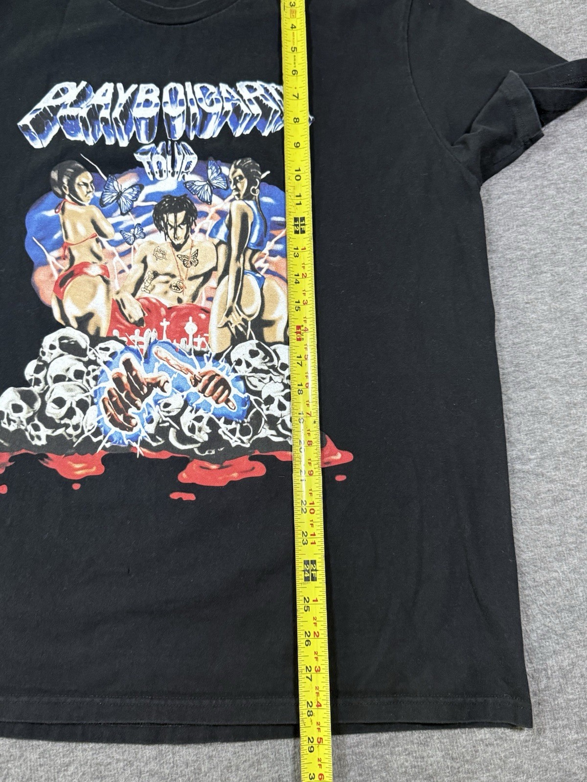 2017 Playboi Carti Self Titled Album Rap Tour SS Graphic T-Shirt - Large gallery