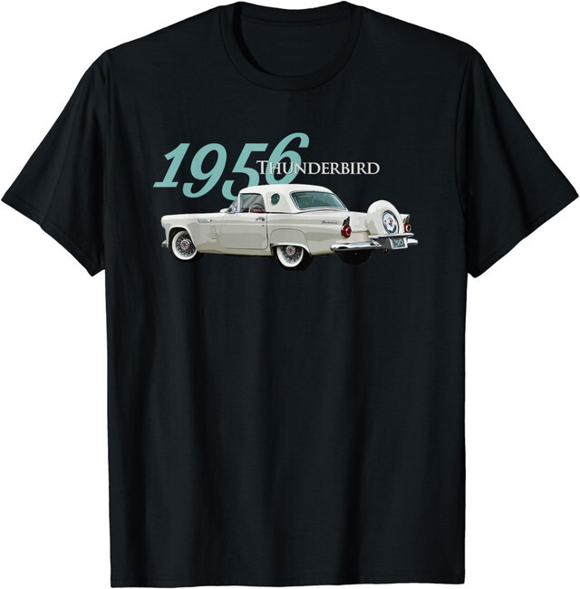 NEW LIMITED VINTAGE 1956 THUNDERBIRD, CLASSIC AMERICAN SPORTS CAR, 1950s T-Shirt