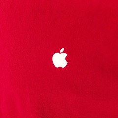 Apple T Shirt Mens Size Large Red Computing Technology Made In USA