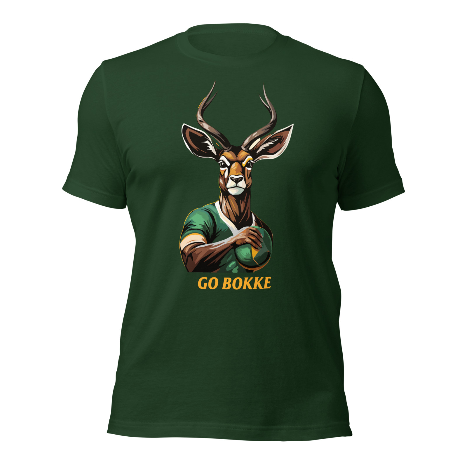 Springbok Supporter Soft and Lightweight Unisex T-shirt South African Rugby gallery