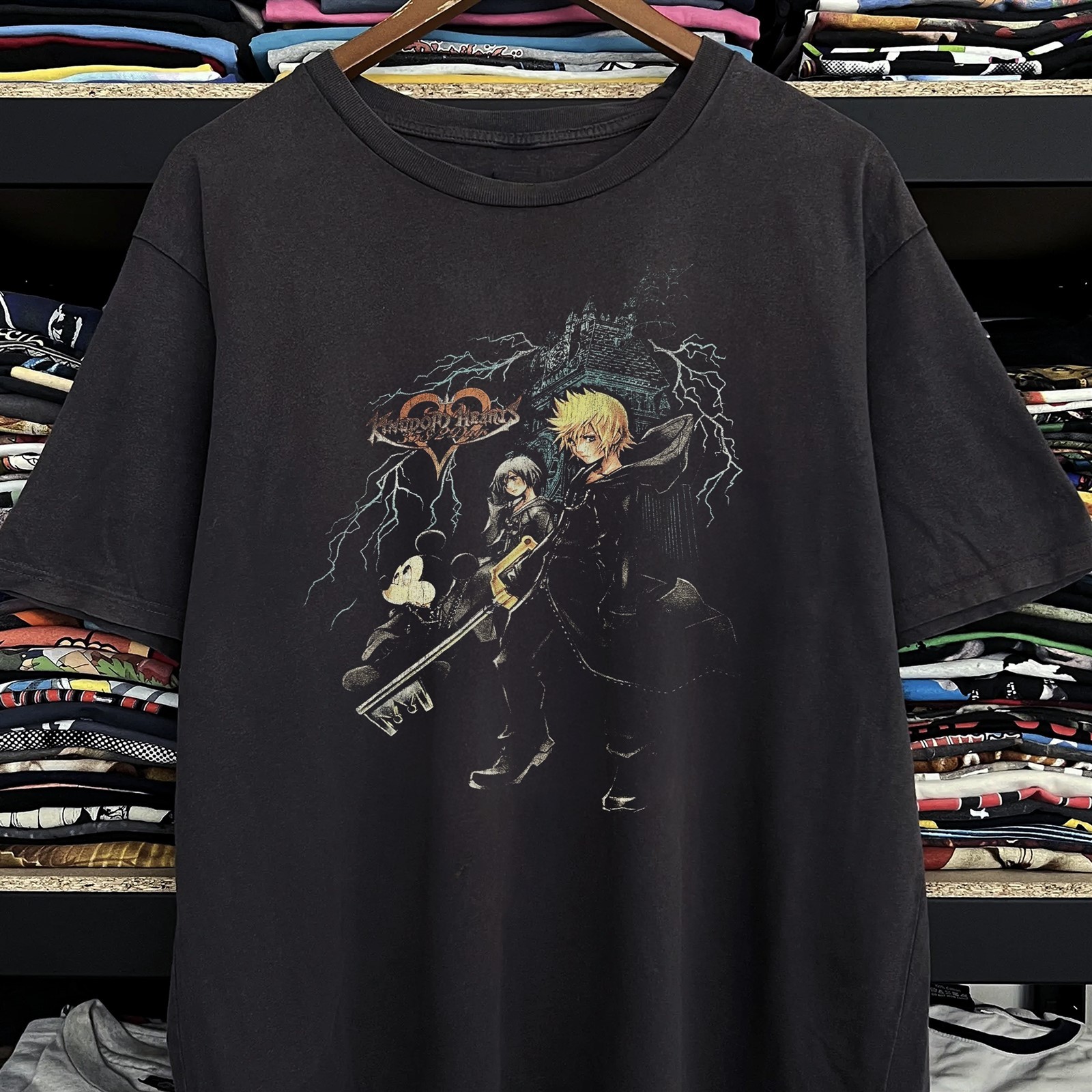Kingdom Hearts Aged T-Shirt Black M gallery