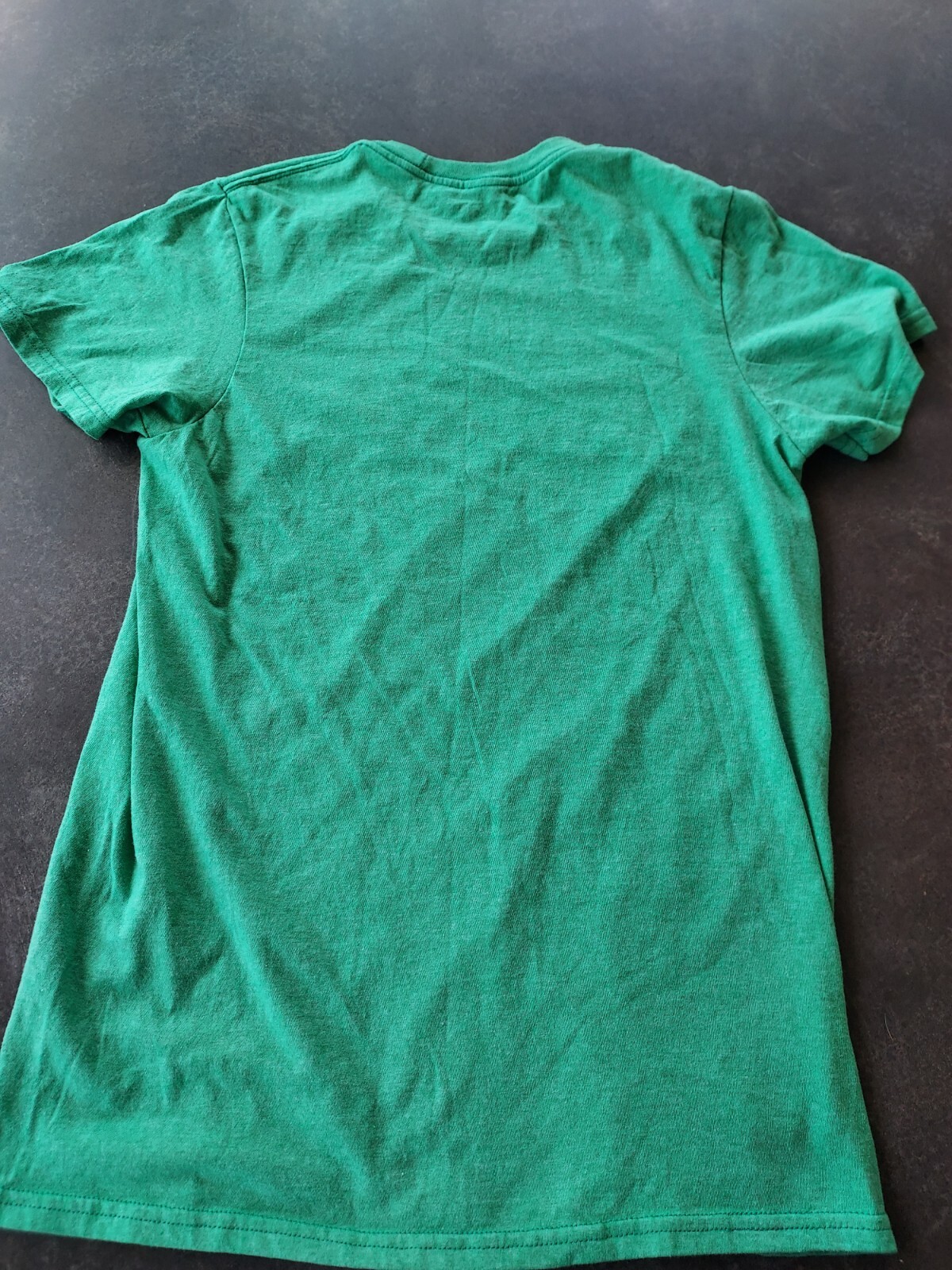 Men's Fifth Sun Green T-Shirt Size Small "I'm Feeling Lucky" 50% Cotton 50% Poly gallery