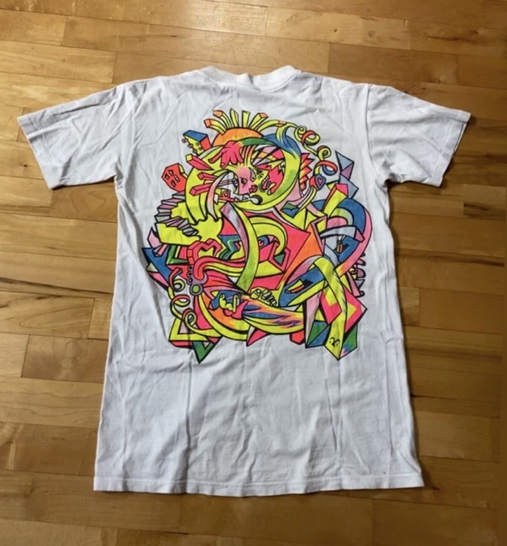Super rare, late 80s, Christian Hosoi, Santa Cruz, Skate Shirt, 2-SIDER gallery