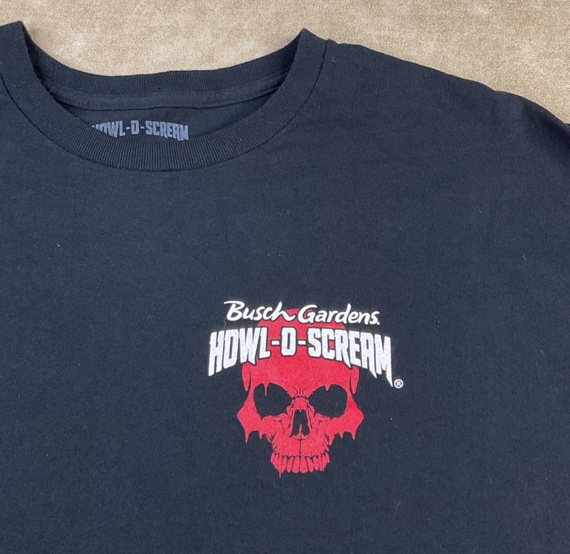 Busch Gardens Howl O Scream T-Shirt Sz 2XL Halloween The Forgotten Graphic Tee gallery