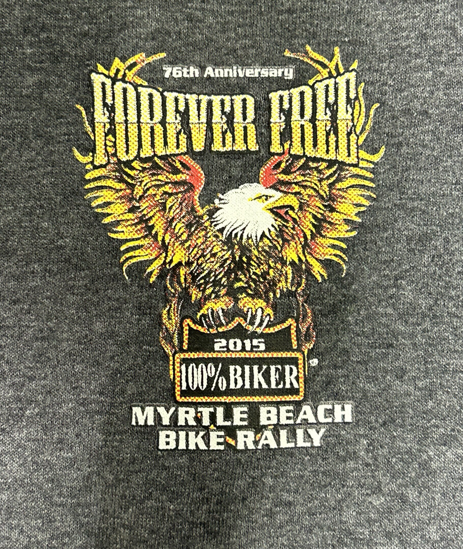 Myrtle Beach Bike Rally 2015 75th Anniversary Tank Top Men’s XL Biker Harley gallery