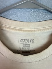 Baker Circle Jerks Shirt Mens Medium White Punk Band Skateboard Graphic Tee