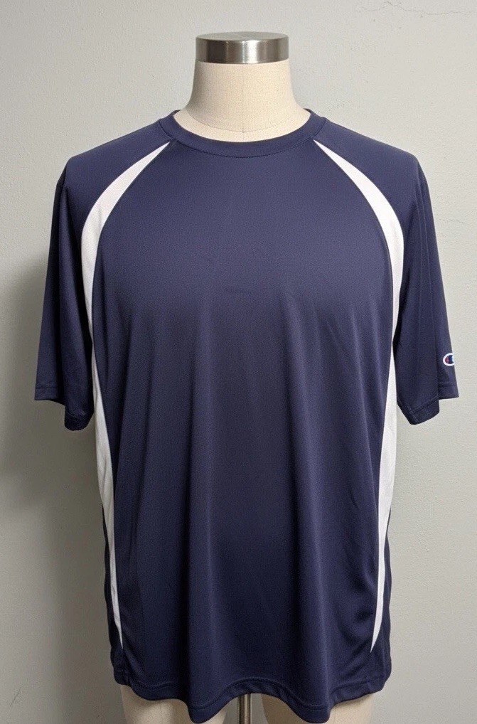 Champion Double Dry Men’s 3XL Training Shirt – Navy/White