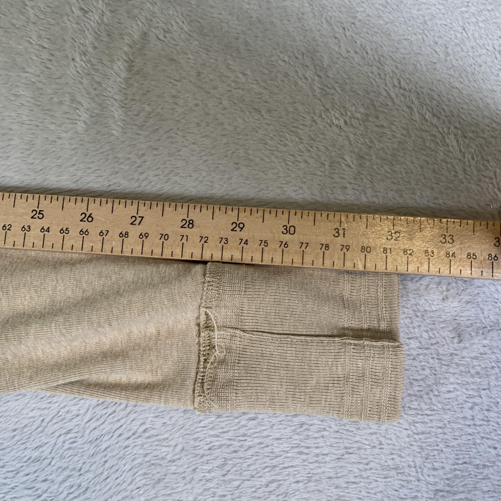Vintage Polo Ralph Lauren Shirt Mens XL Beige Long Sleeve Henley Cotton Knit gallery