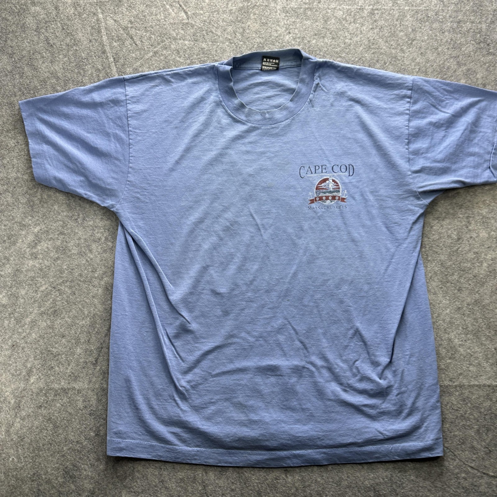 Vintage Cape Cod Shirt Mens XL Blue Massachusetts Souvenir 90s Fruit Loom gallery