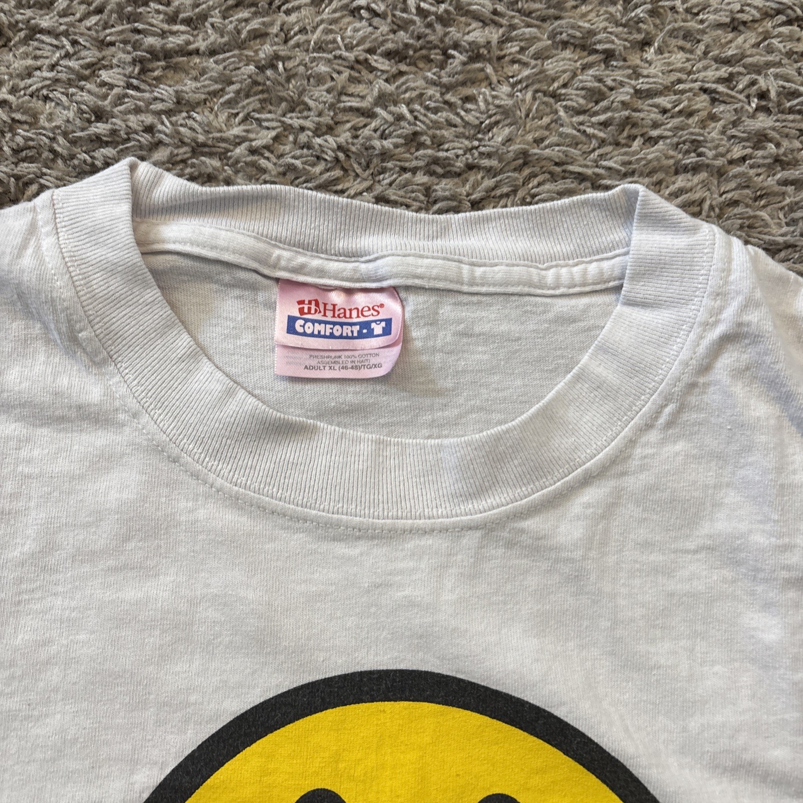 Vintage Smiley Face Imagine No Liberals Classic tee T Shirt Unisex XL Extra gallery