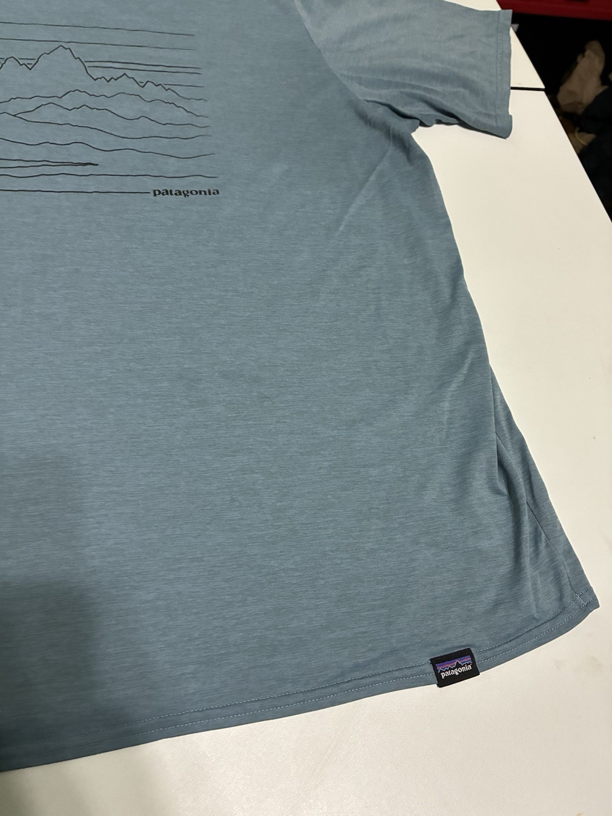 Patagonia Capilene Cool Daily Shirt XL Blue Outdoor Hiking Sports Gorpcore Retro gallery