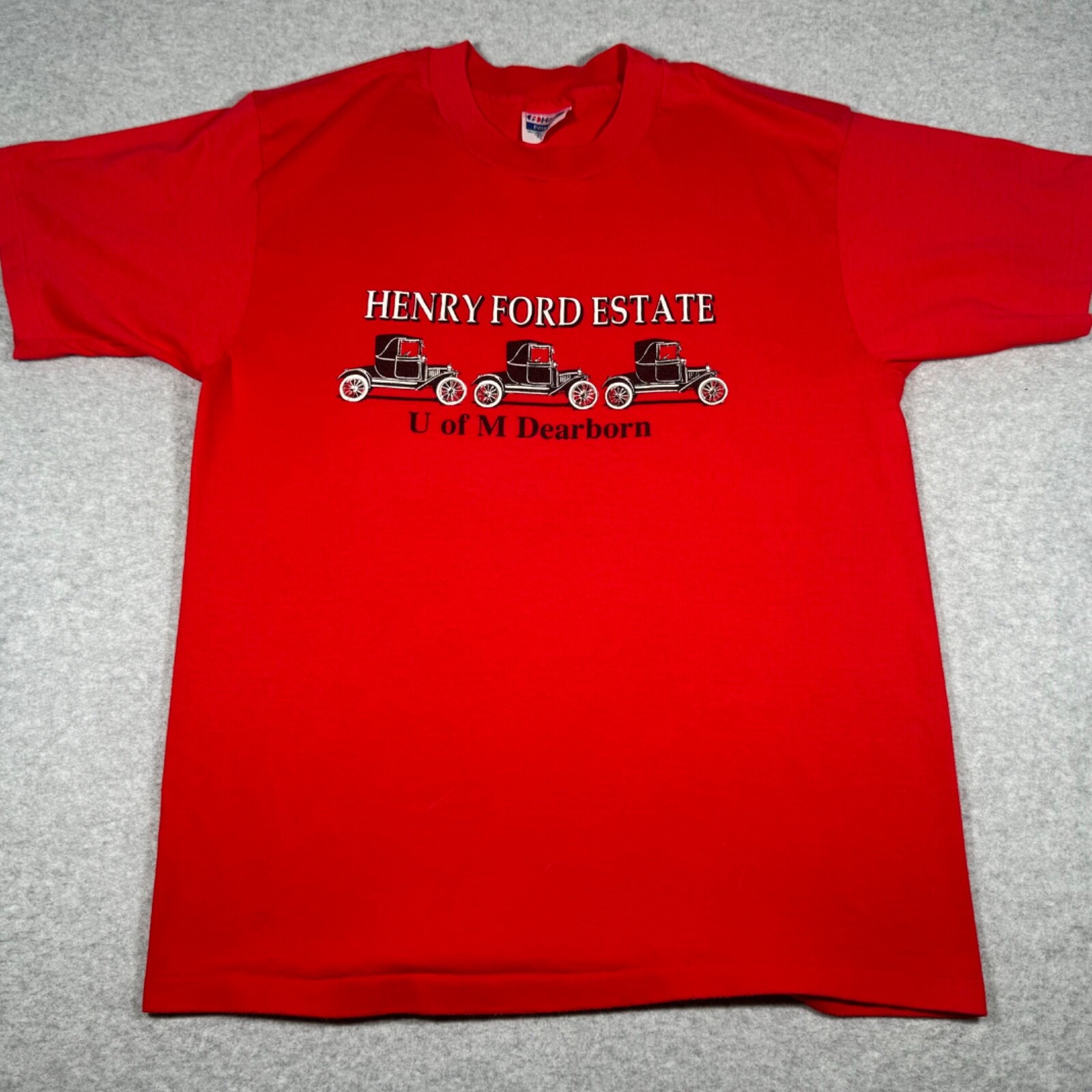 Vintage Ford Shirt Adult Medium Red Single Stitch Dearborn Estate Mens 80s gallery