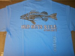 OLD GUYS RULE “NO BONES ABOUT IT” FISH S/S T-SHIRT SIZE M