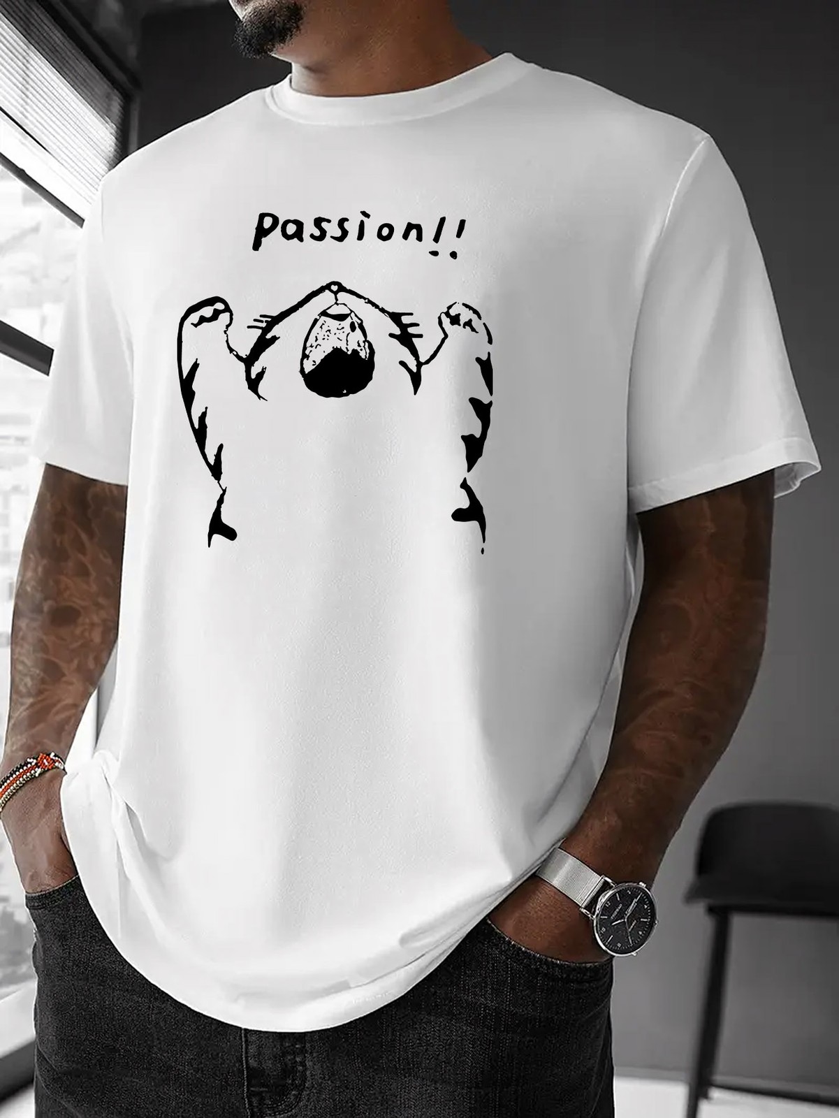Men's Graphic Print T-Shirt Casual Street Style, Unisex , Soft , Summer Casual √ gallery