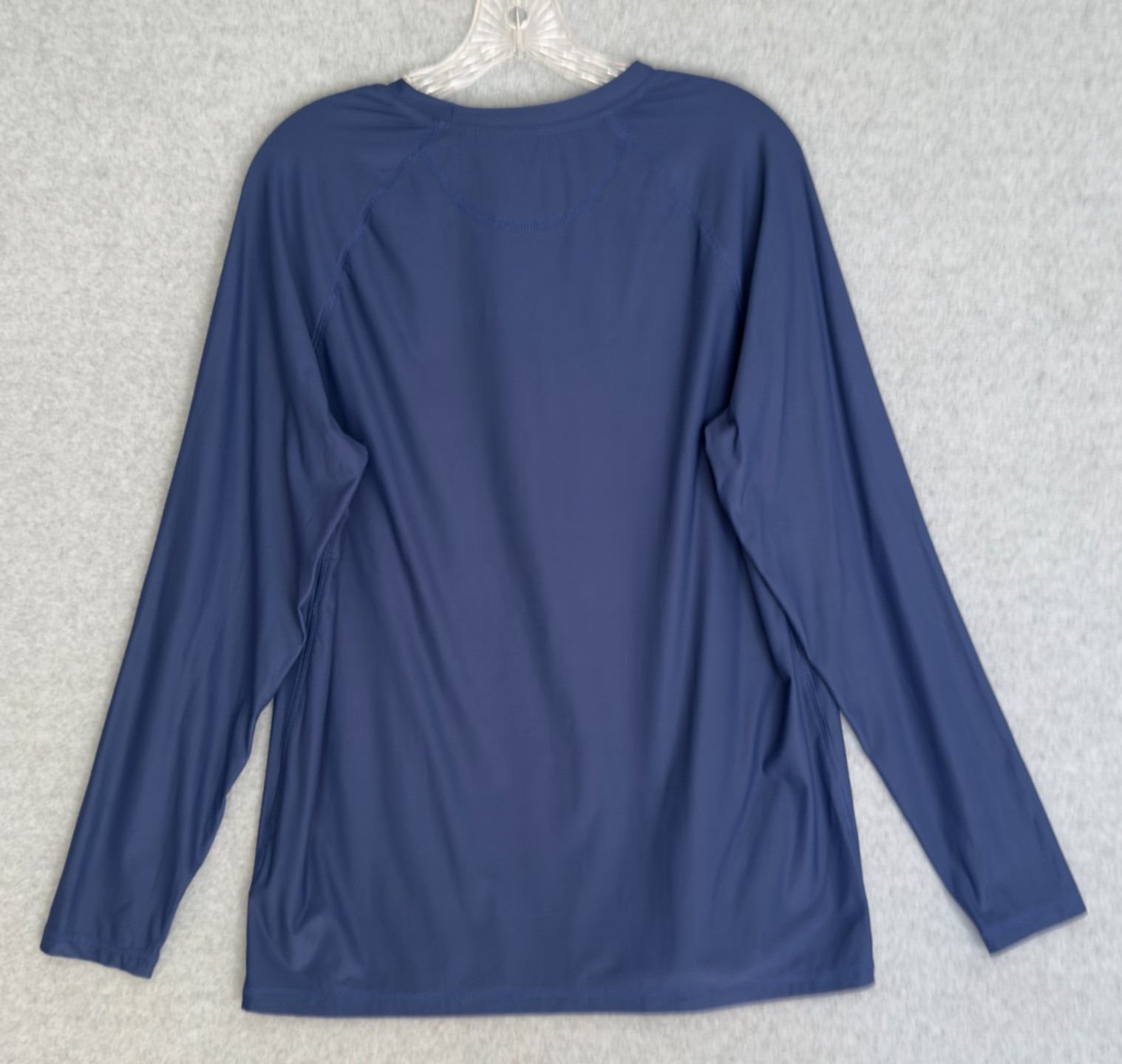 NEW! Carhartt Force Modern Fit T-Shirt Blue Long Sleeve Workwear Nylon Spandex gallery
