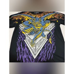 Modern LIQUID BLUE 2021 Gargoyle All Over Print Shirt XL CLEAN