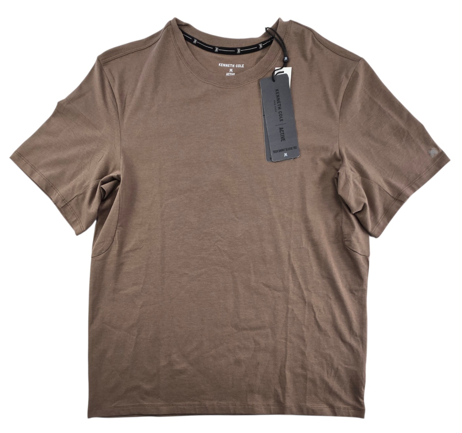 Kenneth Cole Men's Active Tech Shirt S/S Stretch Breathable Soft Cotton UPF 50+ gallery