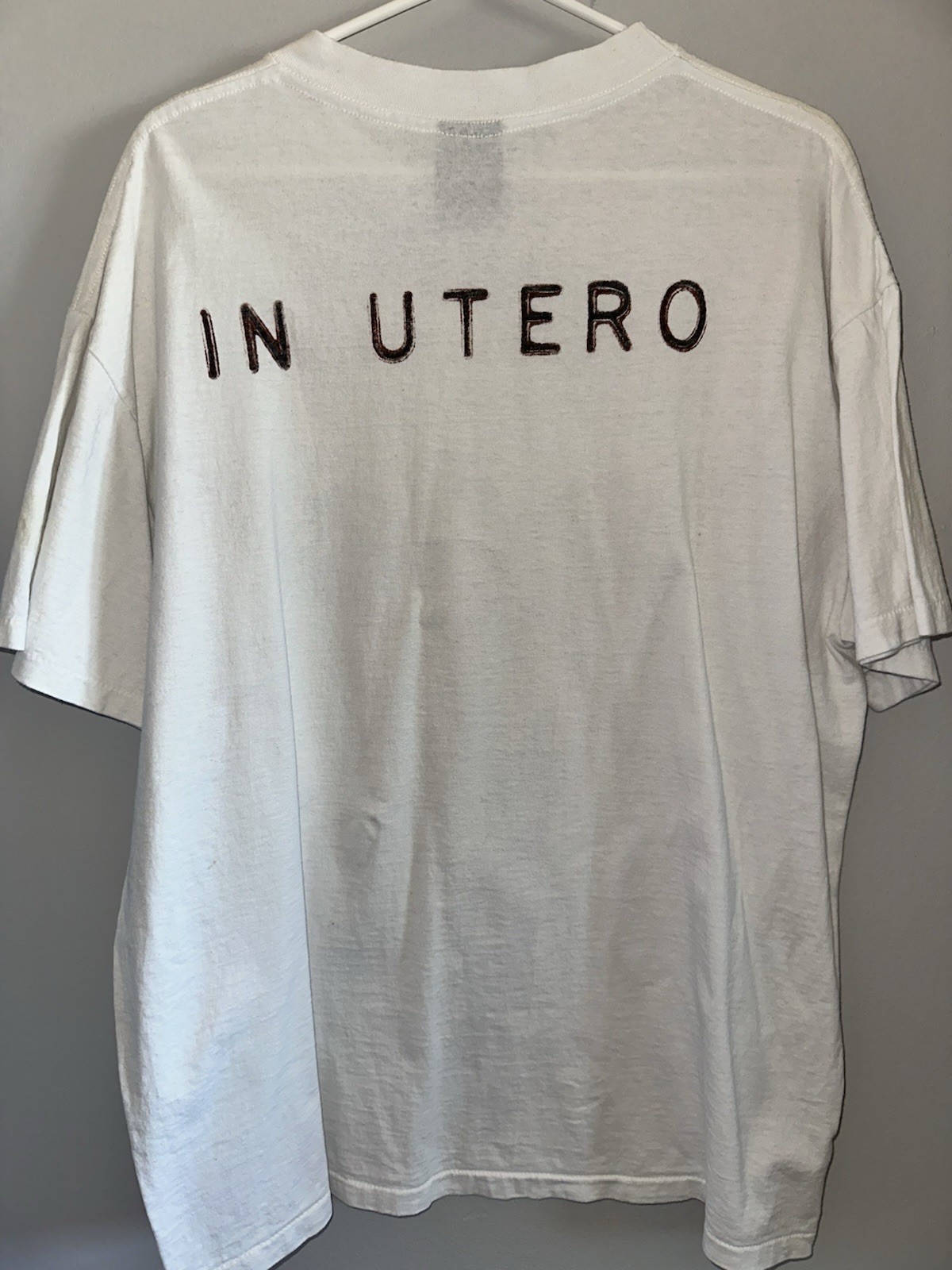 Vintage Nirvana In Utero Reprint Giant Tag XL Rare Shirt gallery