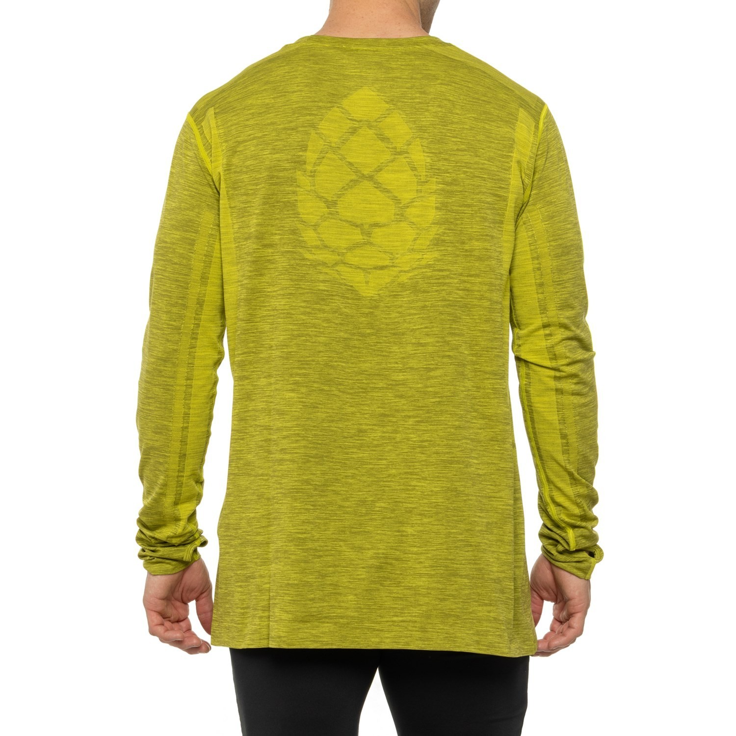 Stio Basis Seamless Midweight Base Layer Top Long Sleeve Men Sz XL Mustard gallery