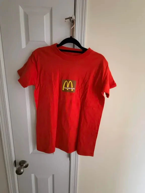 Cactus Jack Travis Scott McDonald’s T Shirt – Red