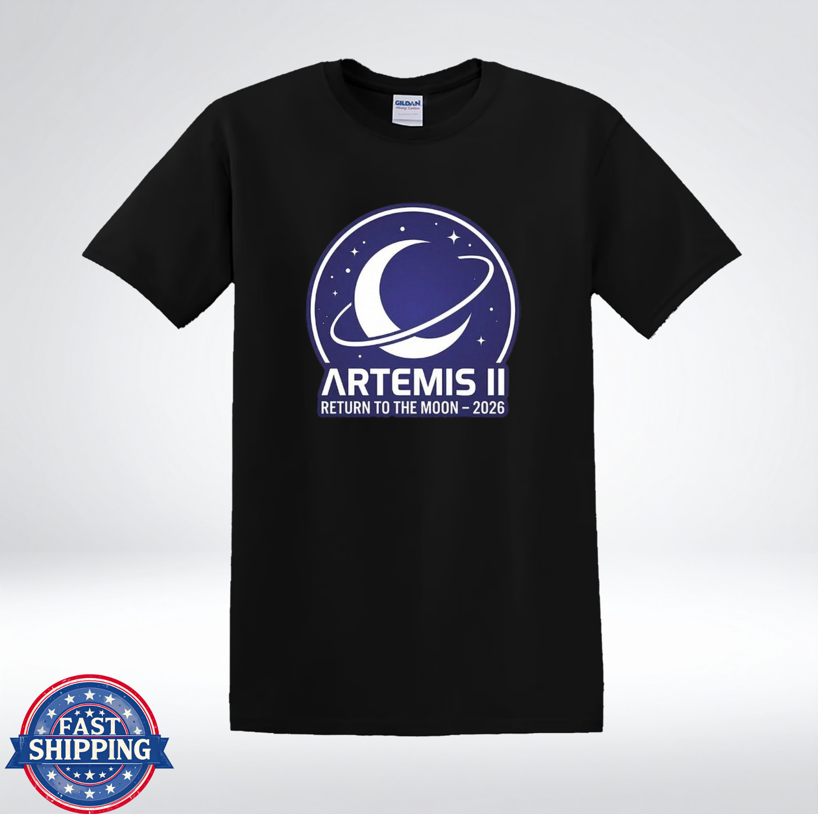 Artemis II Return To The Moon 2026 Space Mission Graphic T-Shirt gallery
