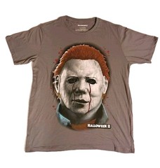 Michael Myers Halloween II T Shirt Graphic Print sz L Chest 21in Length 29in NEW