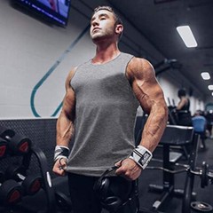 Men’s Athletic Tank Tops Quick Dry Running Muscle Tee Sleeveless Shirts Workout