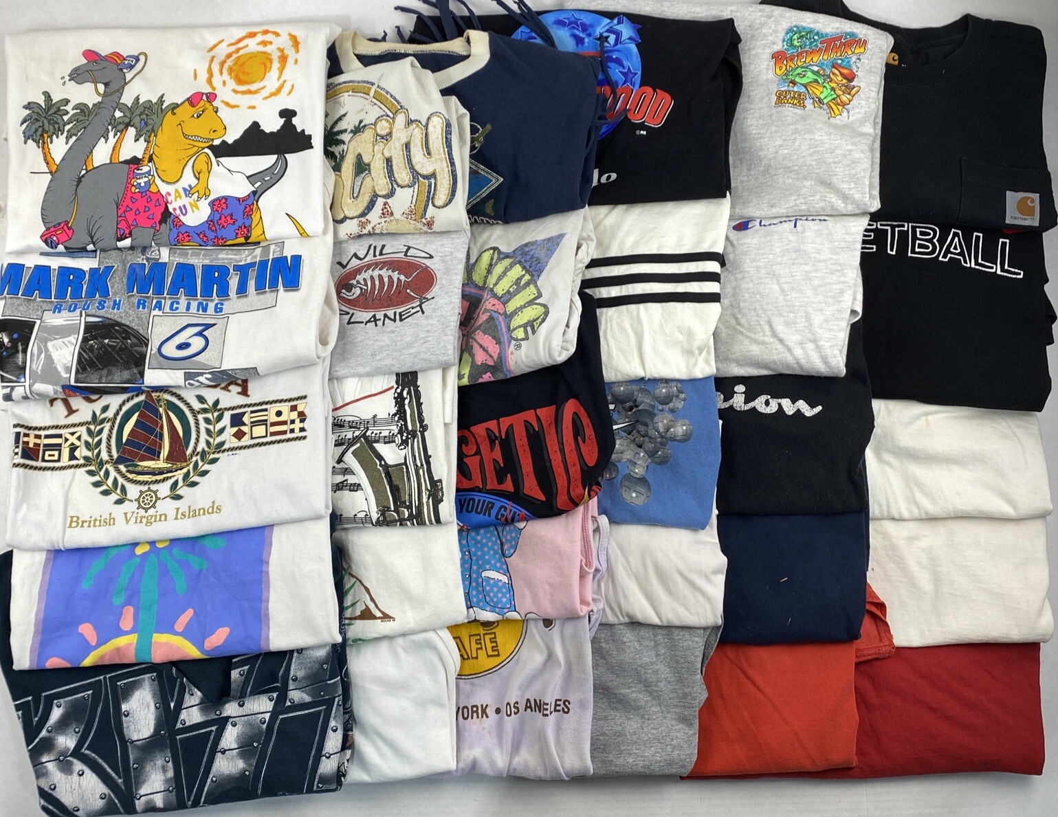 Wholesale Lot of 30 Cut offs & Tank Tops (Sizes in description)