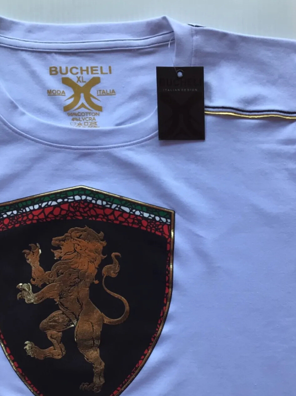 Men's Cotton T Shirt,Italian Style,Slim Fit,Stretch L XL..A15.A gallery