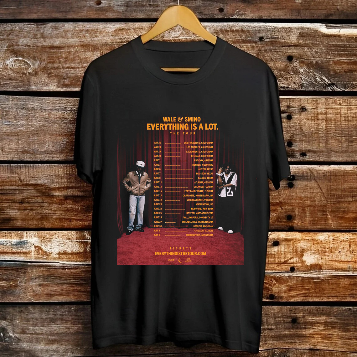 Wale and Smino Everything Is A Lot T Shirt Full Size S-5XL