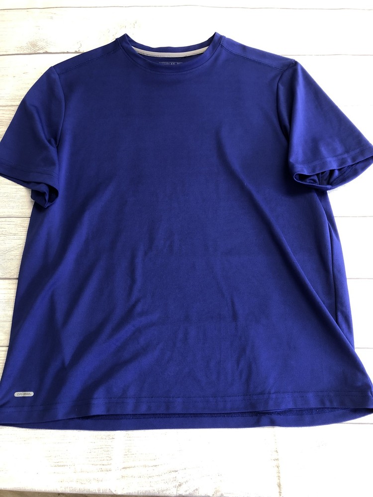 SX Regular-Fit Core Shirt Mens XL Royal Ocean Blue Dri-Star Tee Athletic